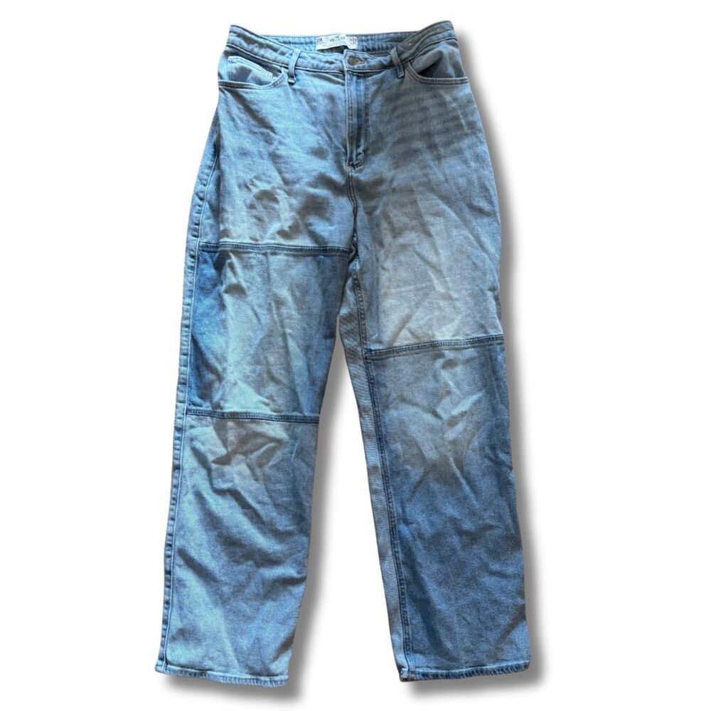 Hollister Curvy Ultra-High Rise Dad Jeans - Light Wash, 13R